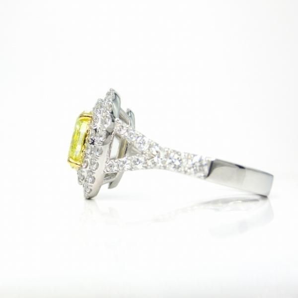 インテンスイエローダイヤモンドリング D 1.00ct FIY-SI2 0.84ct インテンスイエローダイヤモンドリング D 1.00ct FIY-SI2 0.84ct