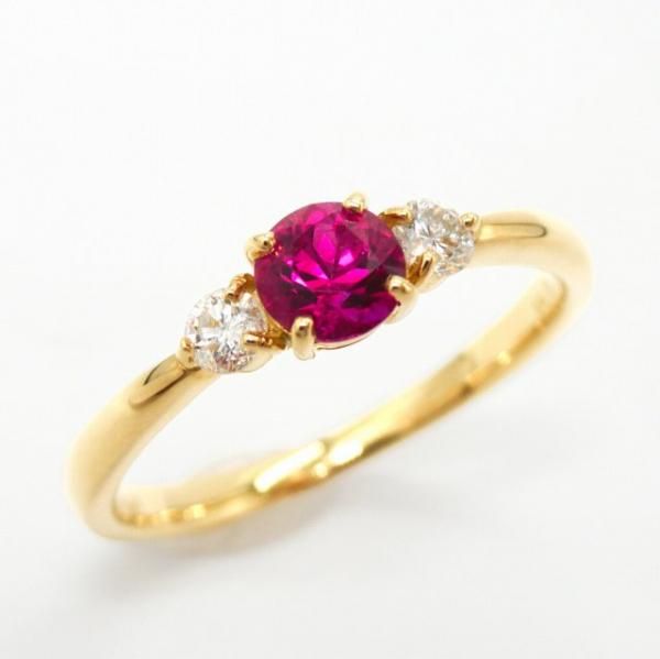 ӡ ɥ R 0.35ct D 0.13ct K18YG и̽