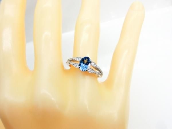 サンタマリアアクアマリン ダイヤモンドリング AQ 0.679ct D サンタマリアアクアマリン ダイヤモンドリング AQ 0.679ct D