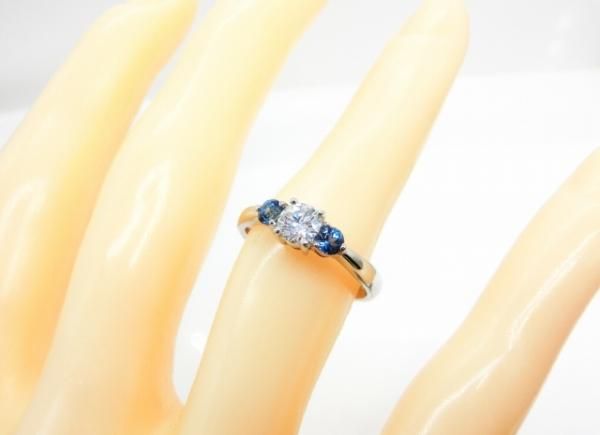 ダイヤモンド サンタマリアアクアマリンリング D 0.359ct D-VS2 ダイヤモンド サンタマリアアクアマリンリング D 0.359ct D-VS2