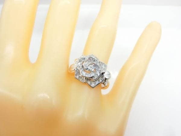 ローズモチーフ ダイヤモンドリング D 0.68ct Pt950GGSJ鑑別書付 ローズモチーフ ダイヤモンドリング D 0.68ct Pt950GGSJ鑑別書付