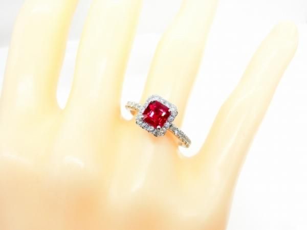 K18 ルビー ダイヤ ネックレス/ペンダントトップ 8.75ct 」の