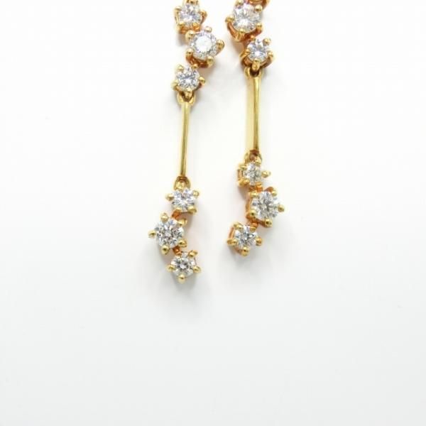 マーキスダイヤモンドネックレス D 1.03ct 45cm K18YG C-LINE