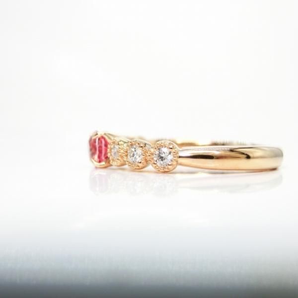 ま*ん様 【12号/小売21,800円/１点限定】ラウンドピンクサファイアCZパ ま*ん様 【12号/小売21,800円/1点限定】ラウンドピンク