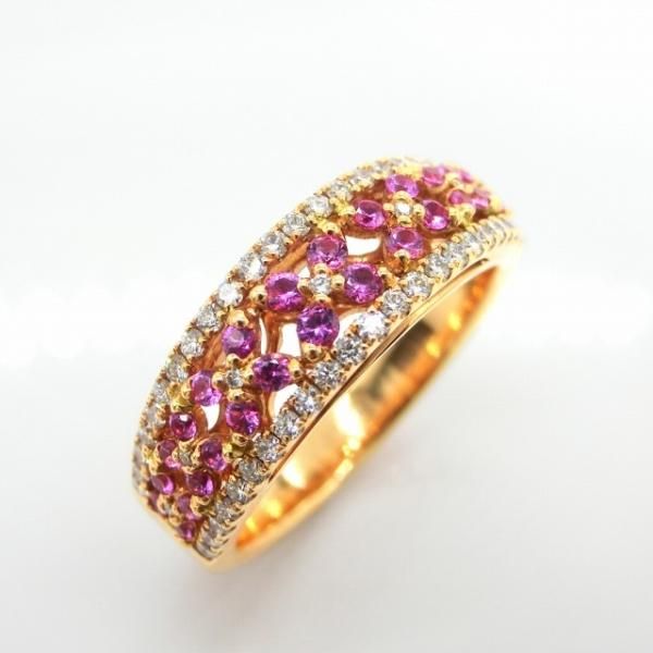 ԥ󥯥ե ɥ PS 0.31ct D 0.29ct K18PG BOUTIQUE LINE