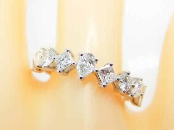 ファンシーシェイプダイヤモンドリング D 0.73ct 0.23ct 0.18ct ファンシーシェイプダイヤモンドリング D 0.73ct 0.23ct 0.18ct