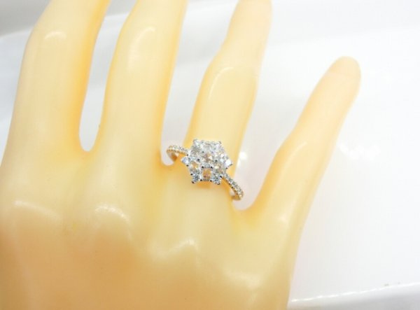 ローズカットダイヤモンドリング D 0.40ct 0.34ct K18WG BOUTIQUE LINE