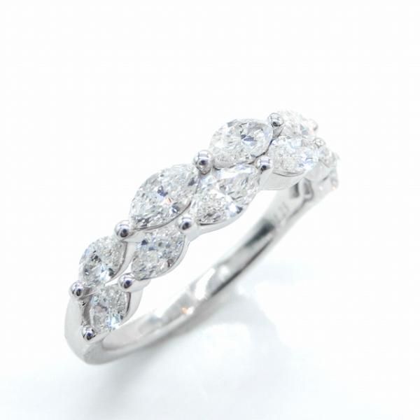 マーキスダイヤモンドリング D 1.23ct K18WG BOUTIQUE LINE