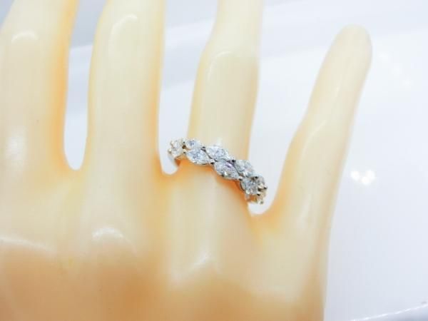 マーキスダイヤモンドリング D 1.23ct K18WG BOUTIQUE LINE