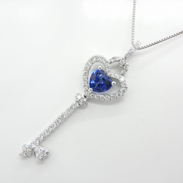 ϡȥץե եɥͥå쥹 SA 0.61ct D 0.33ct 45cm K18WG BOUTIQUE LINE