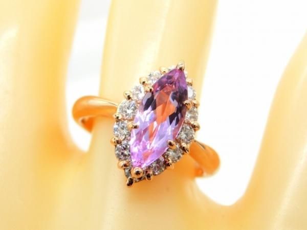 専用JQ159★高級 インペリアルトパーズ1.58ct D ptヘッド鑑付