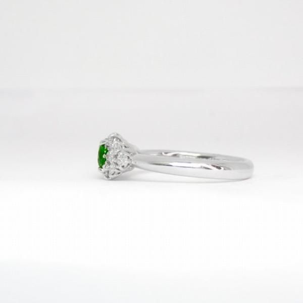 デマントイドガーネット ダイヤモンドリング DTG 0.616ct D 0.21 デマントイドガーネット ダイヤモンドリング DTG 0.616ct D 0.21