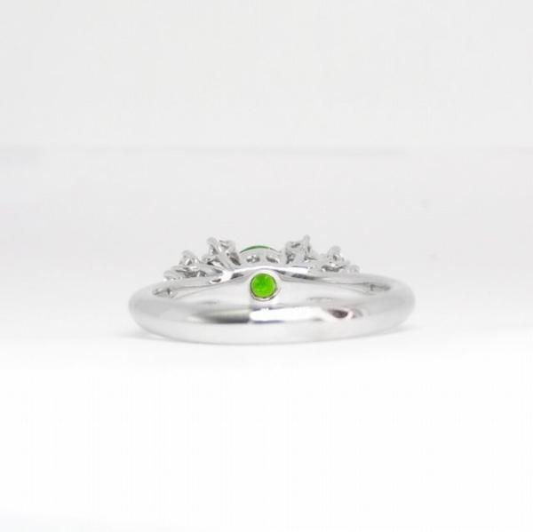 デマントイドガーネット ダイヤモンドリング DTG 0.616ct D 0.21 デマントイドガーネット ダイヤモンドリング DTG 0.616ct D 0.21