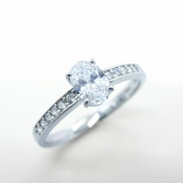 D-IF オーバルシェイプ ダイヤモンドリング D 0.40ct 0.12ct D-IF オーバルシェイプ ダイヤモンドリング D 0.40ct 0.12ct