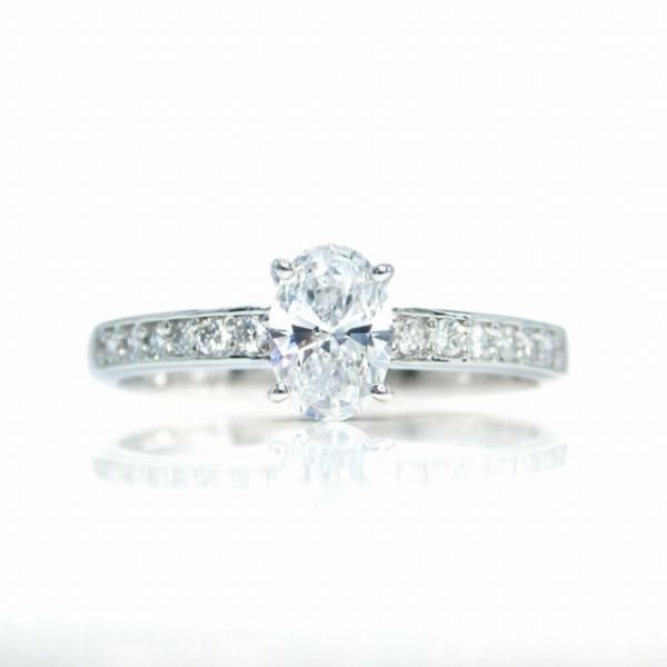 D-IF オーバルシェイプ ダイヤモンドリング D 0.40ct 0.12ct D-IF オーバルシェイプ ダイヤモンドリング D 0.40ct 0.12ct