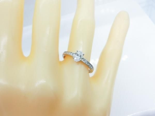D-IF オーバルシェイプ ダイヤモンドリング D 0.40ct 0.12ct D-IF オーバルシェイプ ダイヤモンドリング D 0.40ct 0.12ct