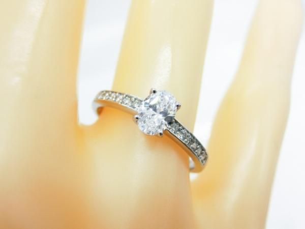 D-IF オーバルシェイプ ダイヤモンドリング D 0.40ct 0.12ct D-IF オーバルシェイプ ダイヤモンドリング D 0.40ct 0.12ct