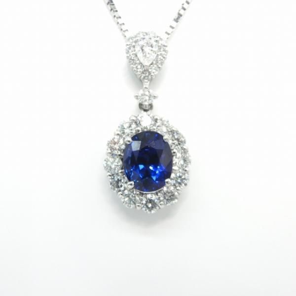 天然 ロイヤルブルーサファイア ダイヤ  ペンダントトップ1.23ct ¥