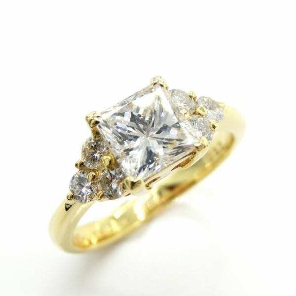 ץ󥻥åȥɥ D 1.059ct G-SI1 0.35ct K18YG и BOUTIQUE LINE