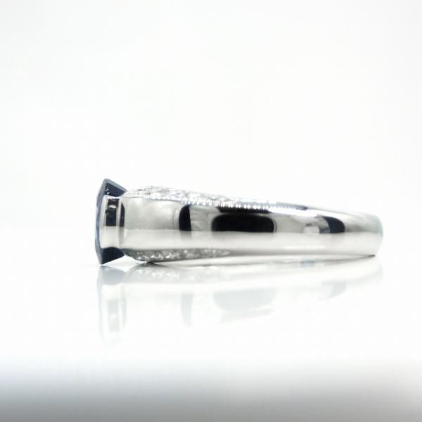 非加熱ブルーサファイア ダイヤモンドリング SA 1.53ct D 0.36ct 非加熱ブルーサファイア ダイヤモンドリング SA 1.53ct D 0.36ct