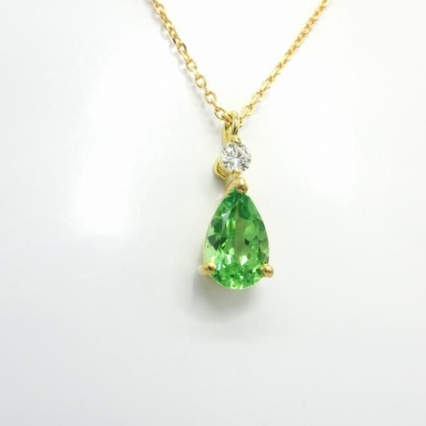ミントガーネット ダイヤモンドネックレス GA 0.96ct D 0.06ct ミントガーネット ダイヤモンドネックレス GA 0.96ct D 0.06ct
