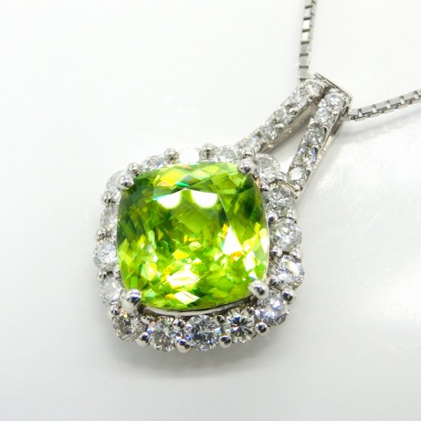 ե ɥͥå쥹 SH 2.41ct D 0.53ct 45cm K18YG ̽ 