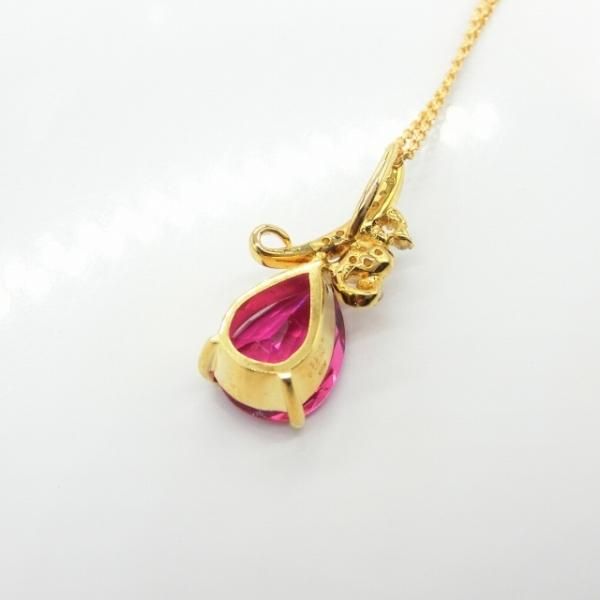 ペアシェイプルベライト ダイヤモンドネックレス RU 3.00ct D ペアシェイプルベライト ダイヤモンドネックレス RU 3.00ct D