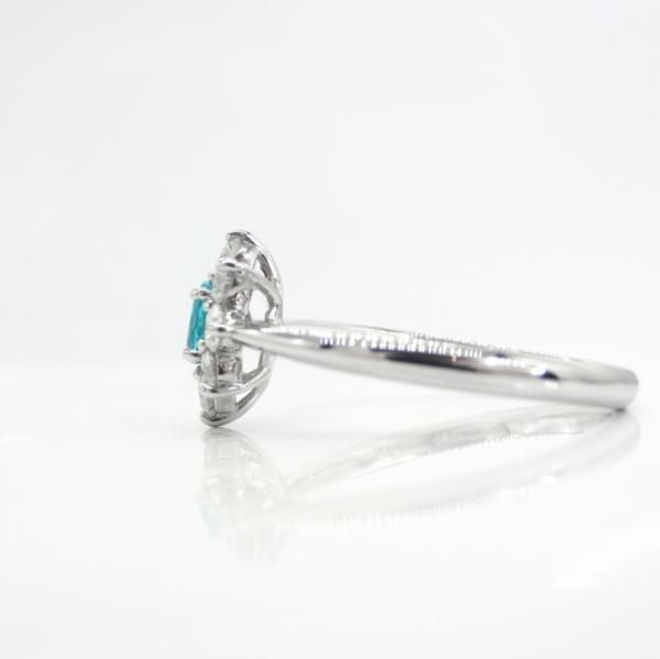 ブラジル産パライバトルマリン ダイヤモンドリング PA 0.17ct D ブラジル産パライバトルマリン ダイヤモンドリング PA 0.17ct D