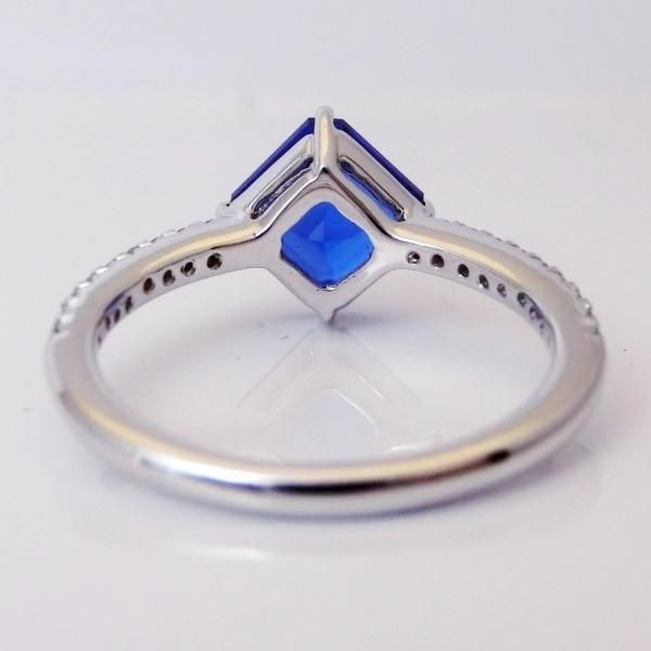 スクエアタンザナイト ダイヤモンドリング TA 1.74ct D 0.20ct スクエアタンザナイト ダイヤモンドリング TA 1.74ct D 0.20ct