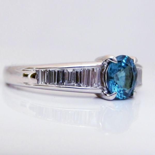 インド産アレキサンドライト ダイヤモンドリング AX 0.63ct D