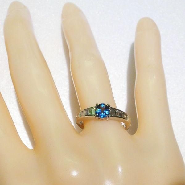 インド産アレキサンドライト ダイヤモンドリング AX 0.63ct D インド産アレキサンドライト ダイヤモンドリング AX 0.63ct D