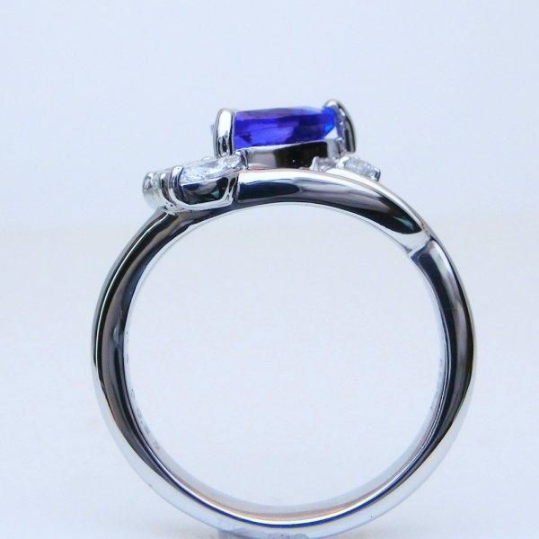 トリリアントカットタンザナイト ダイヤモンドリング TA 1.14ct トリリアントカットタンザナイト ダイヤモンドリング TA 1.14ct
