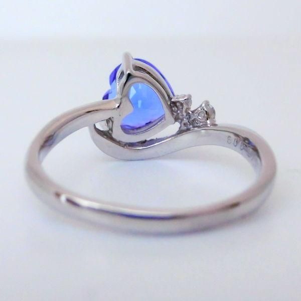 ハートシェイプタンザナイト ダイヤモンドリング TA 1.45ct D ハートシェイプタンザナイト ダイヤモンドリング TA 1.45ct D