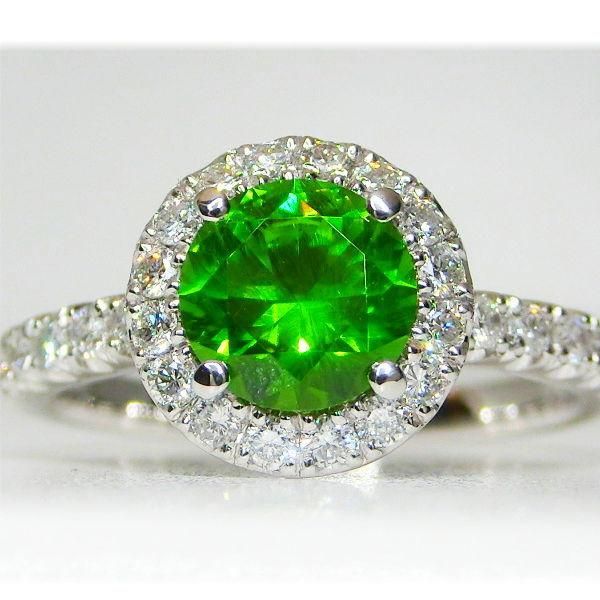 激安単価で DTG ダイヤモンドリング デマントイドガーネット 1.115ct 0.45 D アクセサリー