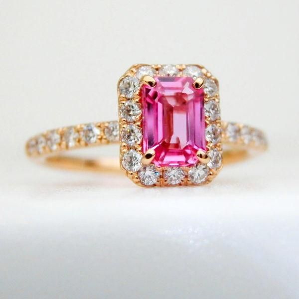 1723. エメラルド/ルビー/サファイヤボタンカット19本連売り マルチ