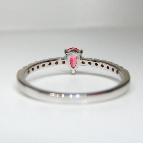 パパラチアサファイア ダイヤモンドリング PDS 0.272ct D 0.11ct パパラチアサファイア ダイヤモンドリング PDS 0.272ct D 0.11ct