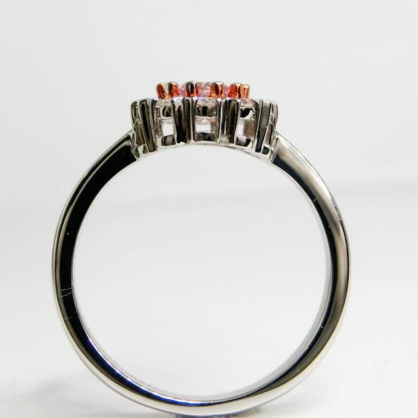 ロードライトガーネット5.35ct ダイヤ pt リング（ロードライト