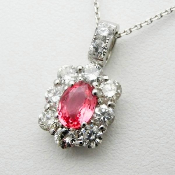 Ǯѥѥե ɥͥå쥹 PDS 0.69ct D 0.88ct K18WG 45cm GIA̽