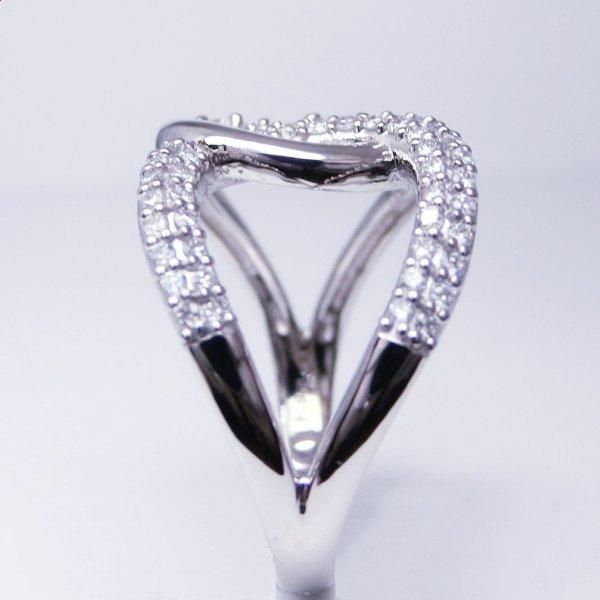 ペアシェイプダイヤモンド デザインリング D 0.187ct F-SI2 0.32 ペアシェイプダイヤモンド デザインリング D 0.187ct F-SI2 0.32
