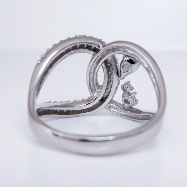 ペアシェイプダイヤモンド デザインリング D 0.187ct F-SI2 0.32 ペアシェイプダイヤモンド デザインリング D 0.187ct F-SI2 0.32