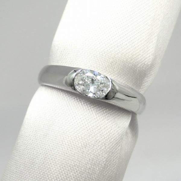 オーバルシェイプダイヤモンドリング D 0.316ct E-VVS2 Pt950 オーバルシェイプダイヤモンドリング D 0.316ct E-VVS2 Pt950