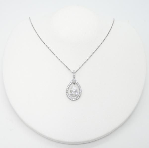 Dカラーペアシェイプダイヤモンドネックレス D 0.502ct D-VVS1 Dカラーペアシェイプダイヤモンドネックレス D 0.502ct D-VVS1