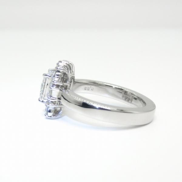 プリンセスカットダイヤモンドリング D 1.03ct D-VS1 0.58ct プリンセスカットダイヤモンドリング D 1.03ct D-VS1 0.58ct