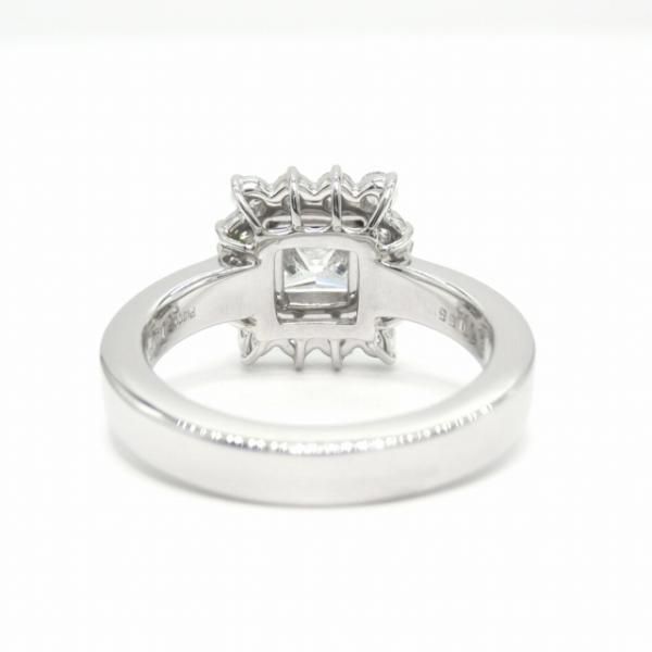 プリンセスカットダイヤモンドリング D 1.03ct D-VS1 0.58ct プリンセスカットダイヤモンドリング D 1.03ct D-VS1 0.58ct