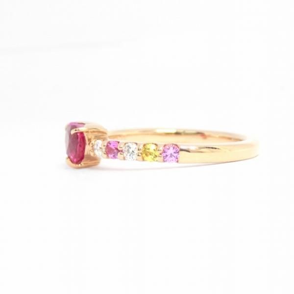 ミャンマー産ピジョンブラッドカラールビー リング R 1.22ct