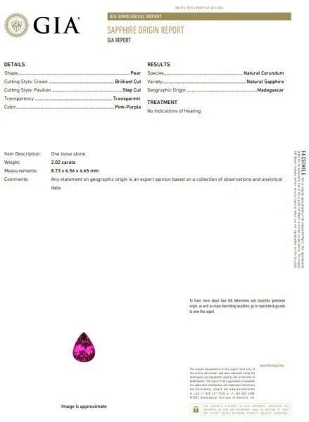 非加熱パープルサファイア ダイヤモンドリング SA 2.02ct D 0.65ct