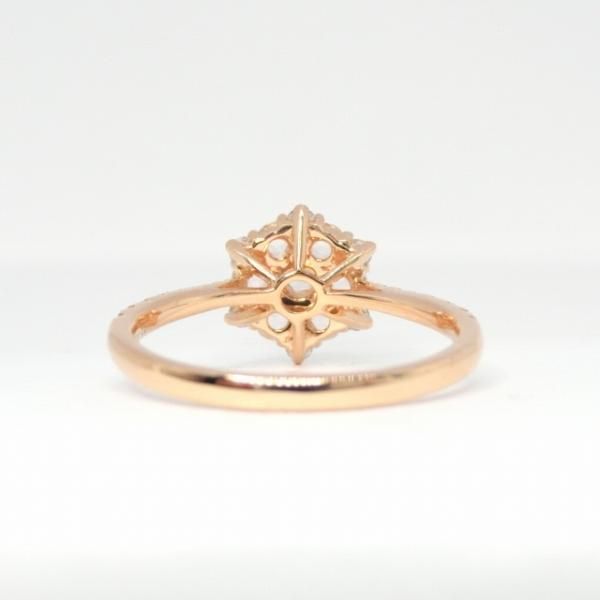 ローズカットダイヤモンドリング D 0.34ct 0.32ct K18PG ローズカットダイヤモンドリング D 0.34ct 0.32ct K18PG