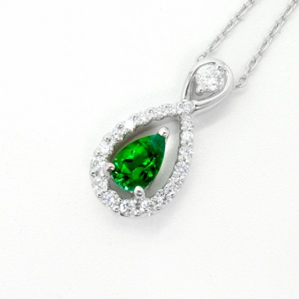 ӥΥ󥪥륨 ɥͥå쥹 EM 0.31ct D 0.21ct 45cm Pt900 GIA̽ BOUTIQUE LINE