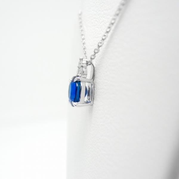 ブルーサファイア ダイヤモンドネックレス SA 0.99ct D 0.05ct ブルーサファイア ダイヤモンドネックレス SA 0.99ct D 0.05ct