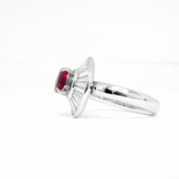 ミャンマー産ルビー ダイヤモンドリング R 1.09ct D 0.85ct GIA ミャンマー産ルビー ダイヤモンドリング R 1.09ct D 0.85ct GIA